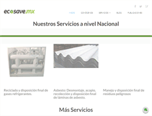 Tablet Screenshot of ecosave.com.mx