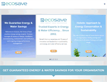 Tablet Screenshot of ecosave.com.au
