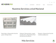 Tablet Screenshot of ecosave.mx